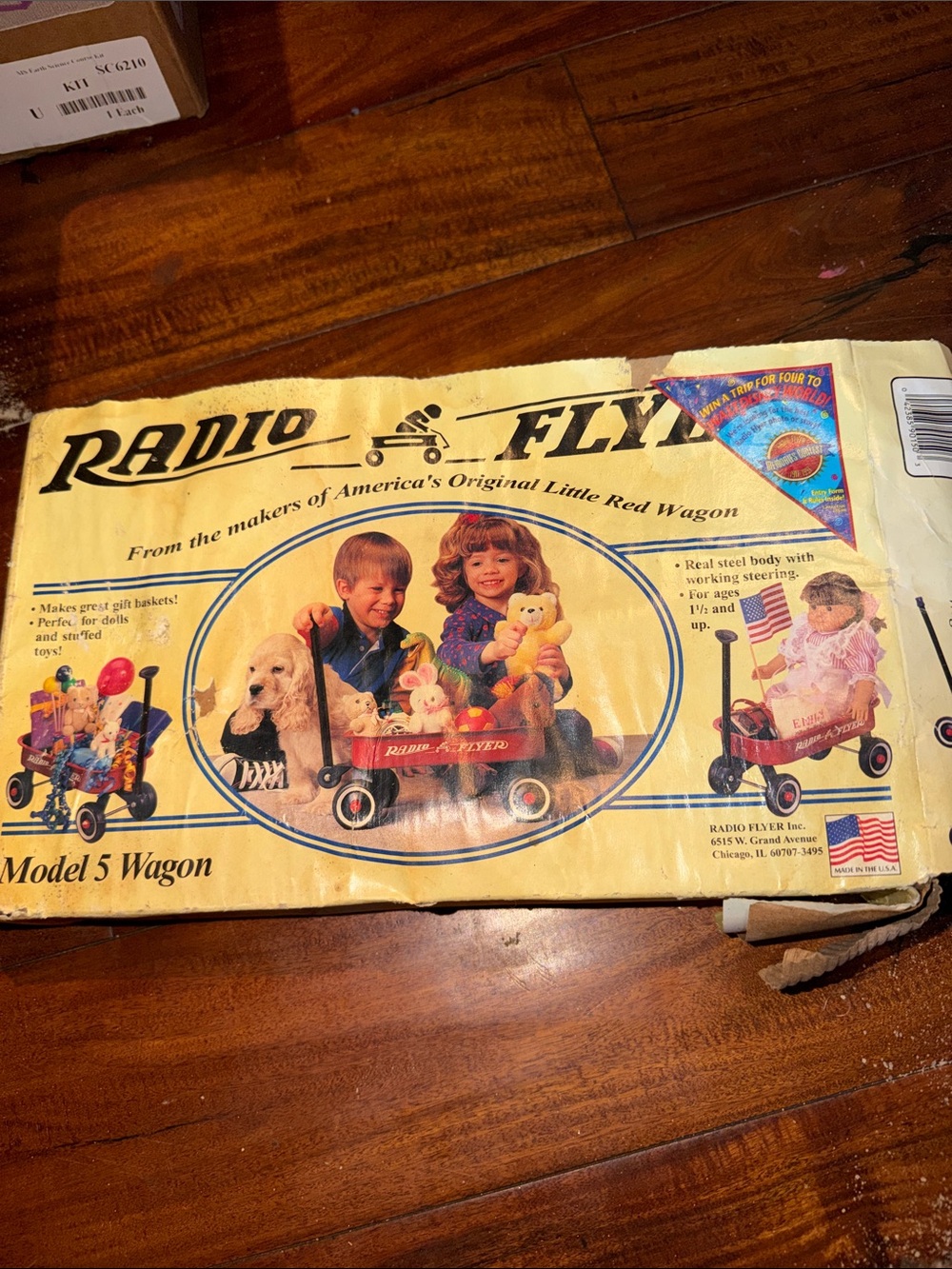 Radio Flyer Model 5 Kids Wagon in Red